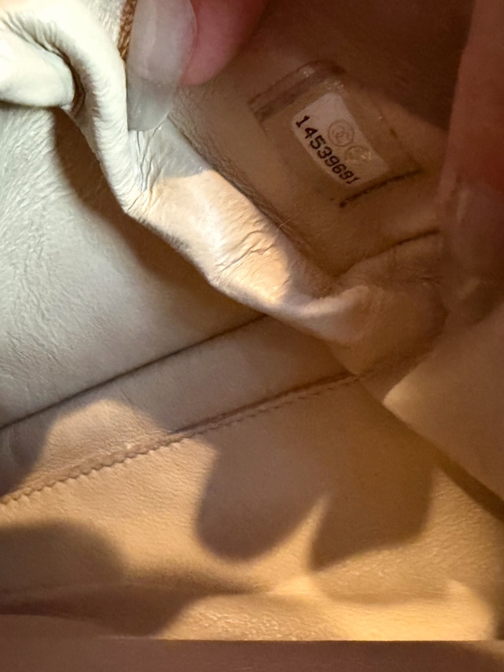 CHANEL Quilted Shoulder Bag in Beige with Gold Hardware - Picture 5 of 5